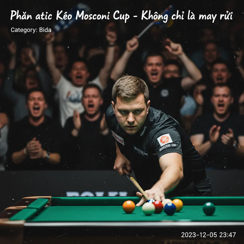 Phân tích Kèo Mosconi Cup - Không chỉ là may rủi