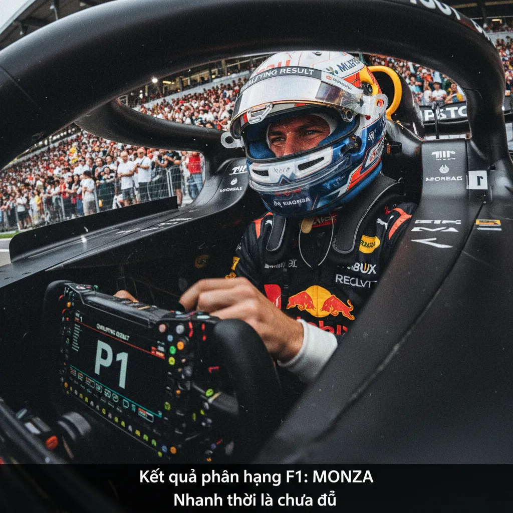 Phân hạng F1 tại Monza: Nhanh thôi là chưa đủ