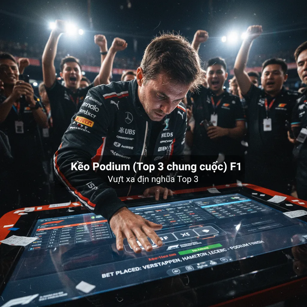 Kèo Podium F1: Vượt xa định nghĩa Top 3